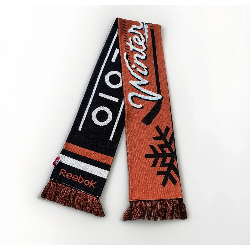 Vintage 2010 Winter Classic Boston Bruins Scarf NHL Hockey Knit Retro Y2K